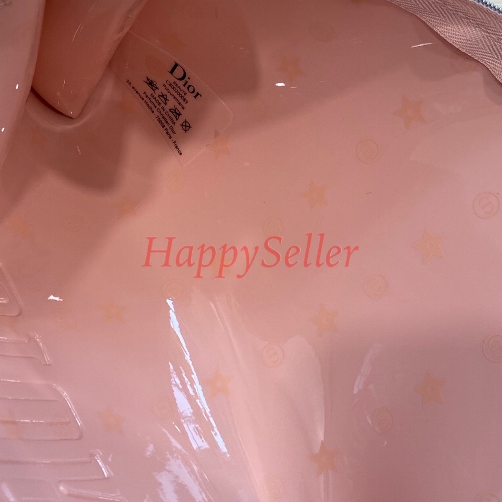 Dior Pouch Cosmetic Organizer Makeup Clutch Case Shaving Kit Dopp Bag Pink NEW - Picture 6 of 8
